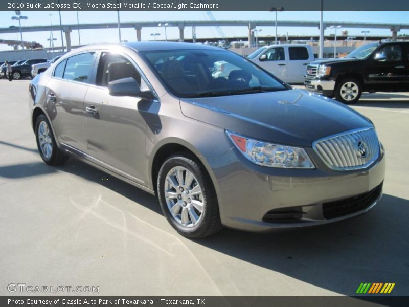 Mocha Steel Metallic / Cocoa/Light Cashmere 2010 Buick LaCrosse CX