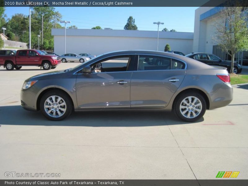 Mocha Steel Metallic / Cocoa/Light Cashmere 2010 Buick LaCrosse CX