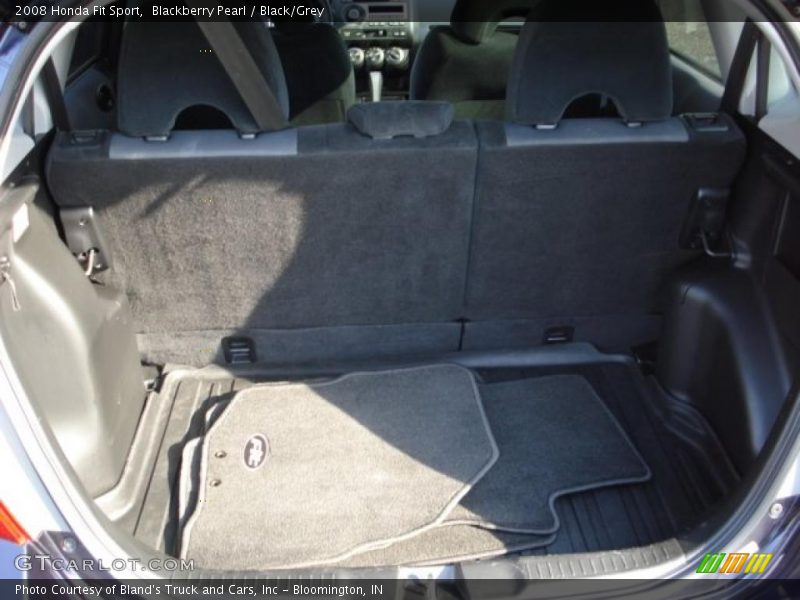 Blackberry Pearl / Black/Grey 2008 Honda Fit Sport