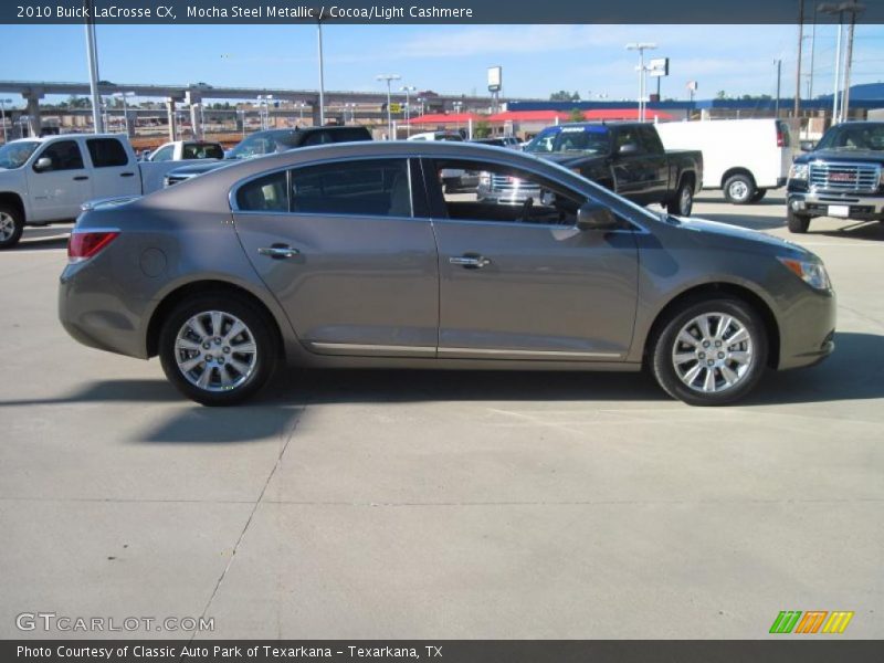 Mocha Steel Metallic / Cocoa/Light Cashmere 2010 Buick LaCrosse CX
