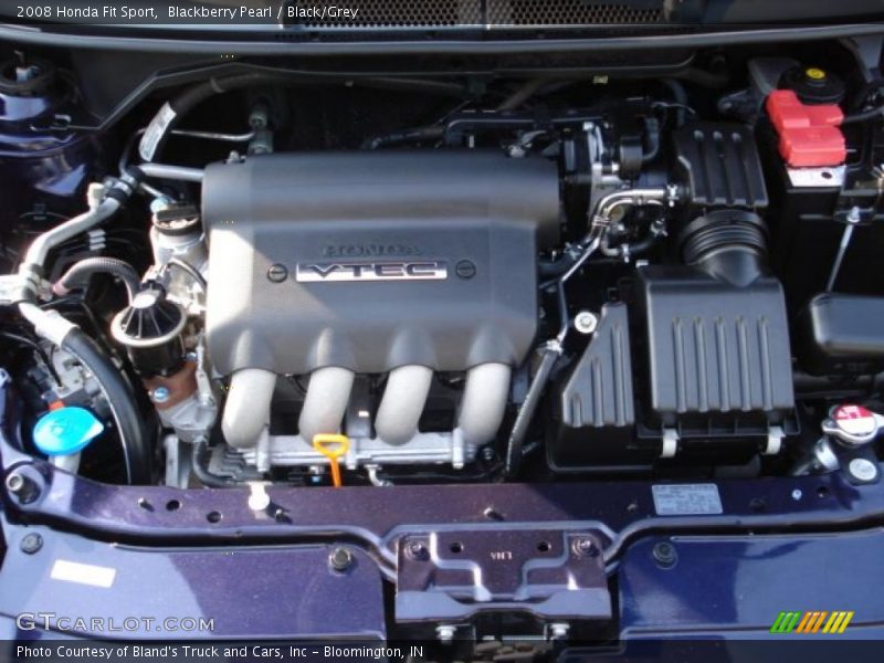 Blackberry Pearl / Black/Grey 2008 Honda Fit Sport