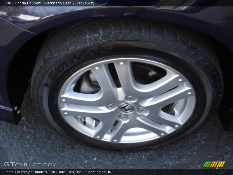Blackberry Pearl / Black/Grey 2008 Honda Fit Sport