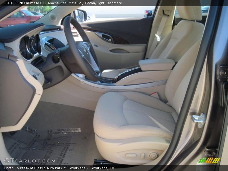 Mocha Steel Metallic / Cocoa/Light Cashmere 2010 Buick LaCrosse CX
