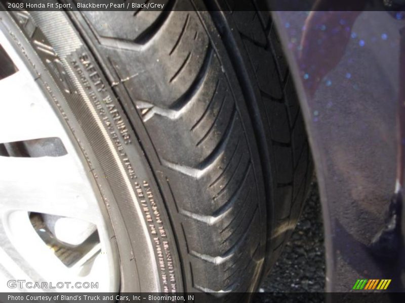 Blackberry Pearl / Black/Grey 2008 Honda Fit Sport