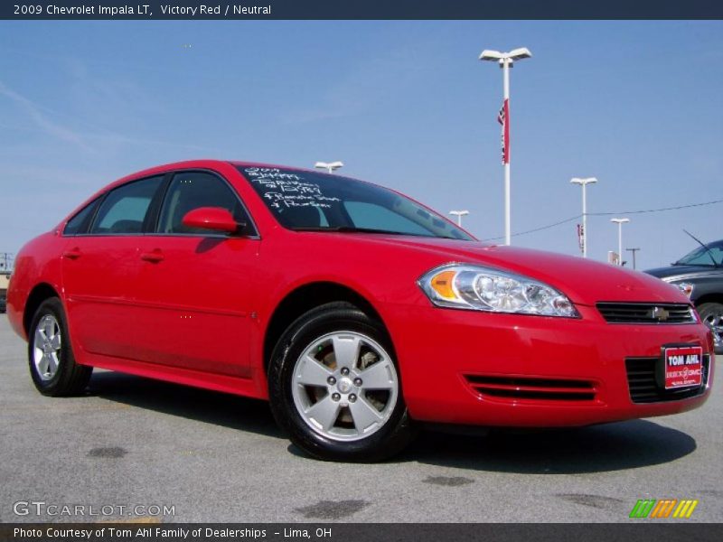 Victory Red / Neutral 2009 Chevrolet Impala LT
