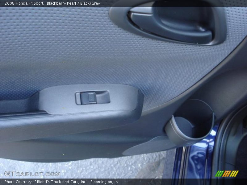 Blackberry Pearl / Black/Grey 2008 Honda Fit Sport