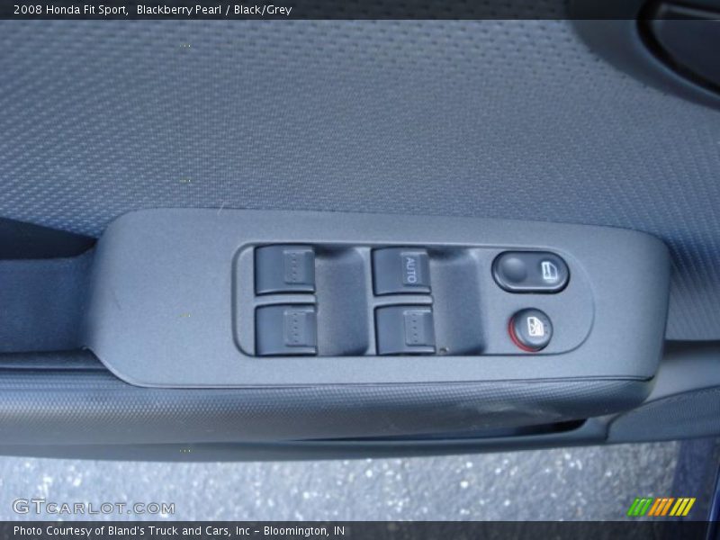 Blackberry Pearl / Black/Grey 2008 Honda Fit Sport