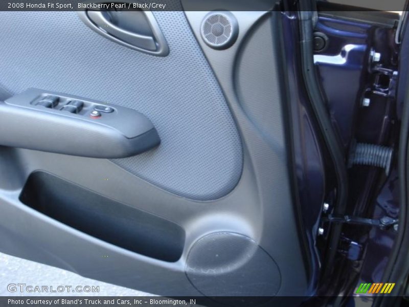 Blackberry Pearl / Black/Grey 2008 Honda Fit Sport