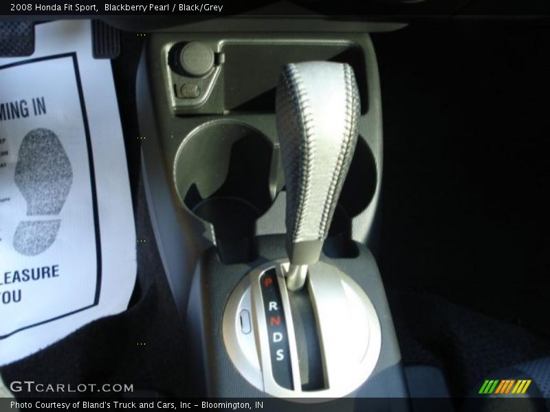 Blackberry Pearl / Black/Grey 2008 Honda Fit Sport