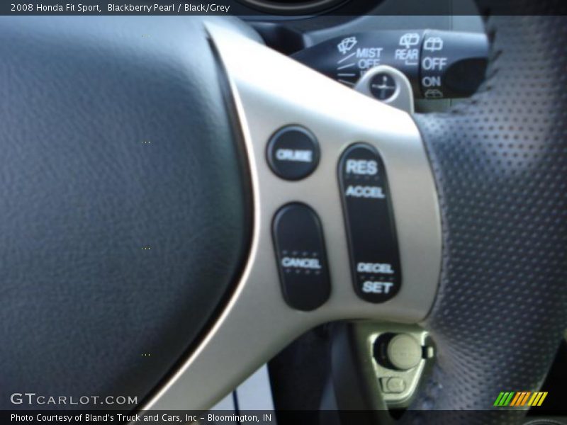 Blackberry Pearl / Black/Grey 2008 Honda Fit Sport