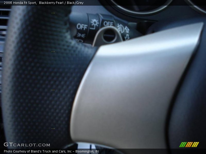 Blackberry Pearl / Black/Grey 2008 Honda Fit Sport