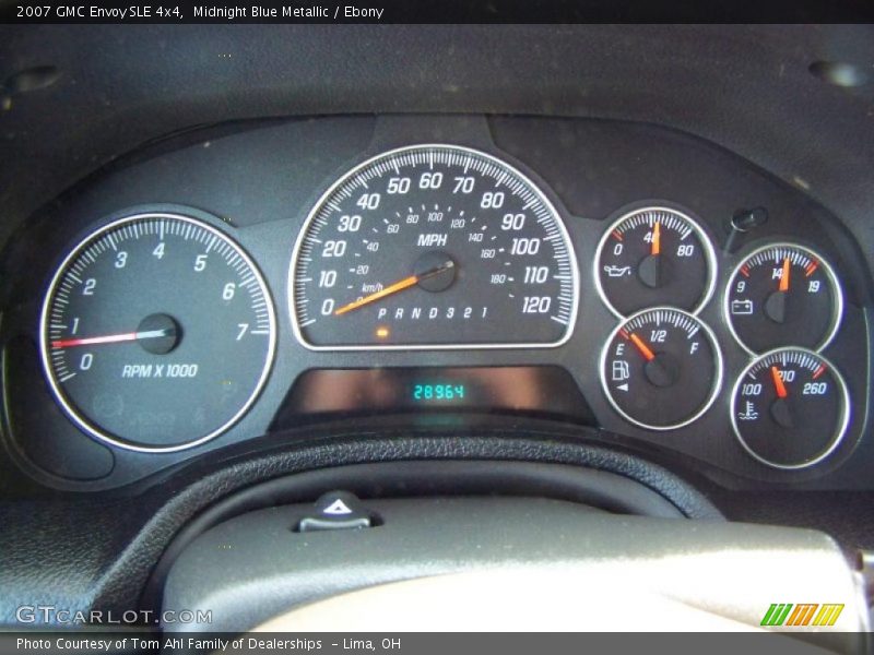 Midnight Blue Metallic / Ebony 2007 GMC Envoy SLE 4x4