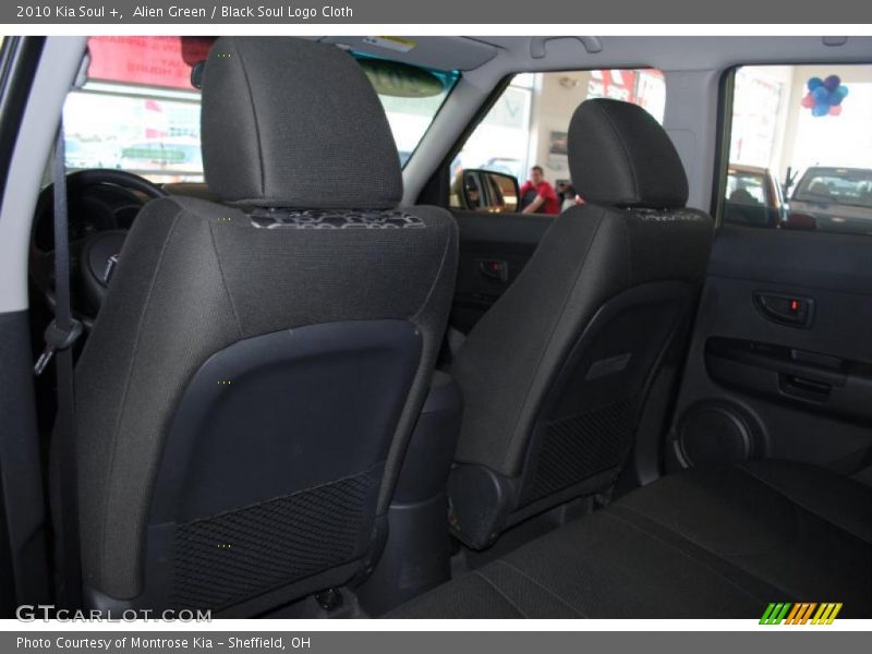 Alien Green / Black Soul Logo Cloth 2010 Kia Soul +