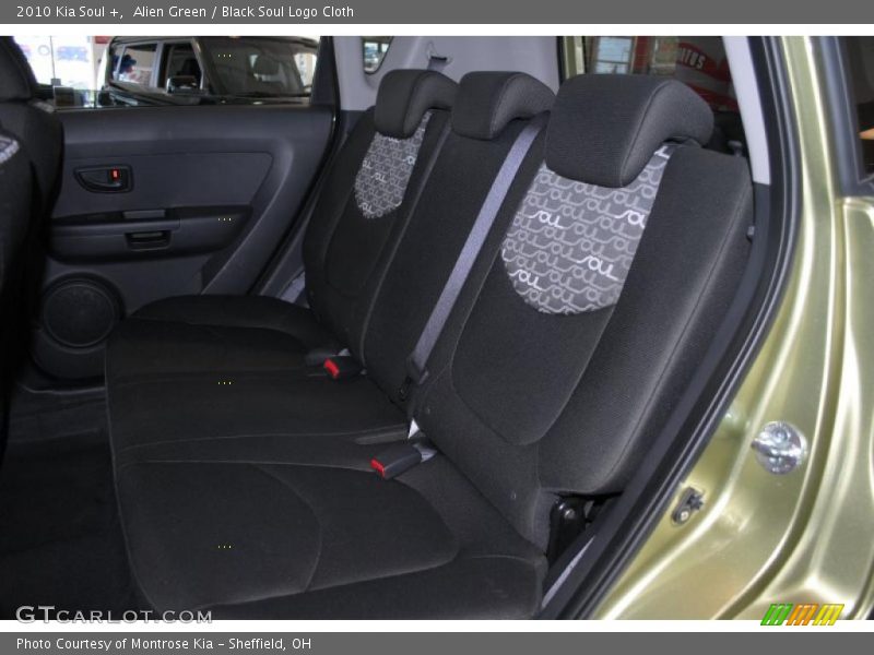 Alien Green / Black Soul Logo Cloth 2010 Kia Soul +