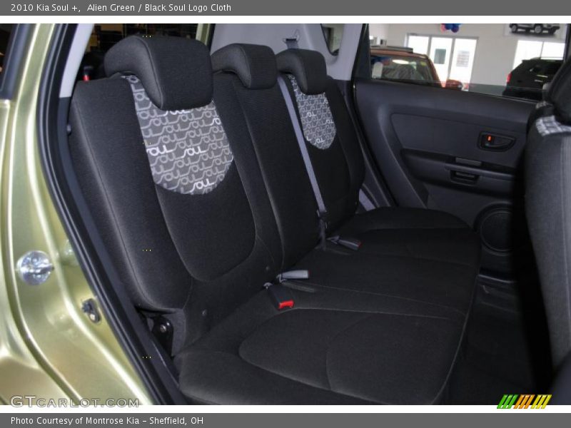 Alien Green / Black Soul Logo Cloth 2010 Kia Soul +