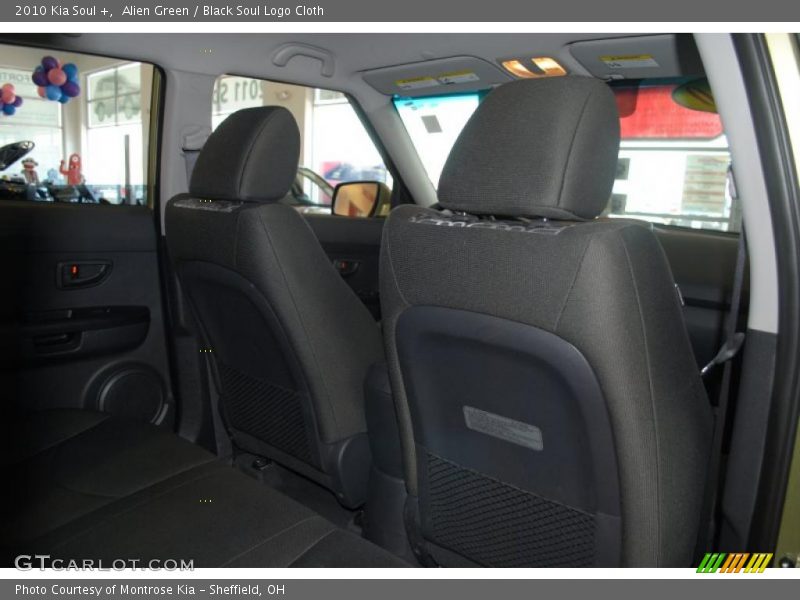 Alien Green / Black Soul Logo Cloth 2010 Kia Soul +