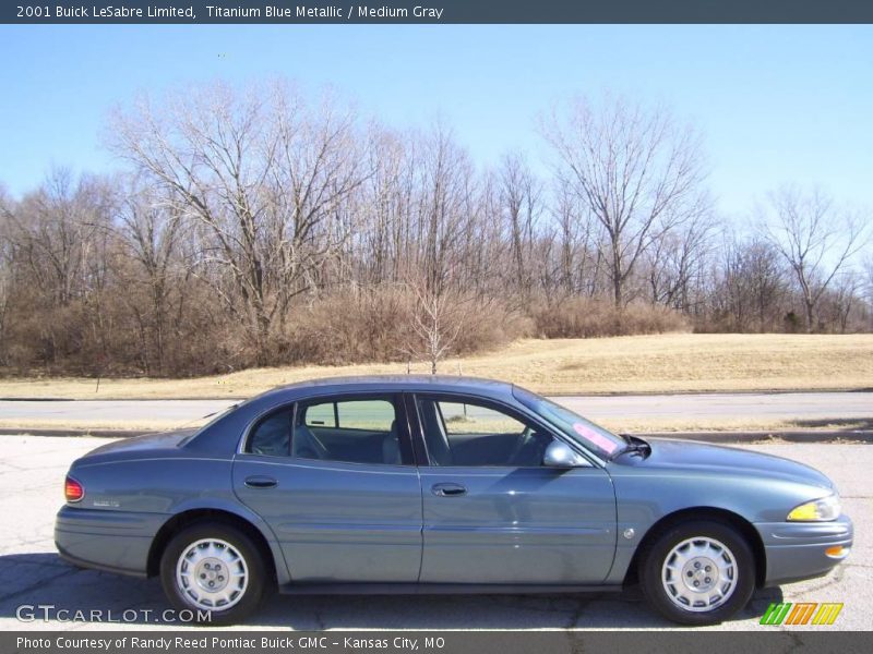 Titanium Blue Metallic / Medium Gray 2001 Buick LeSabre Limited