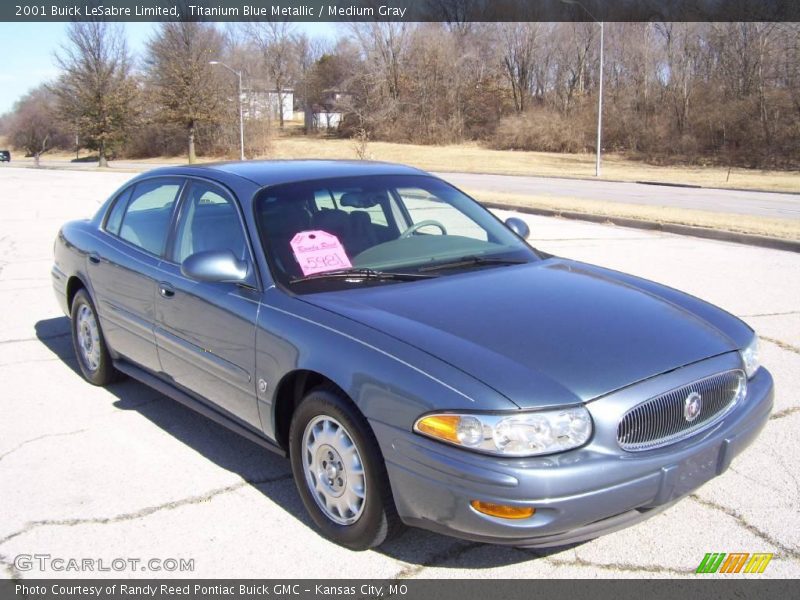 Titanium Blue Metallic / Medium Gray 2001 Buick LeSabre Limited