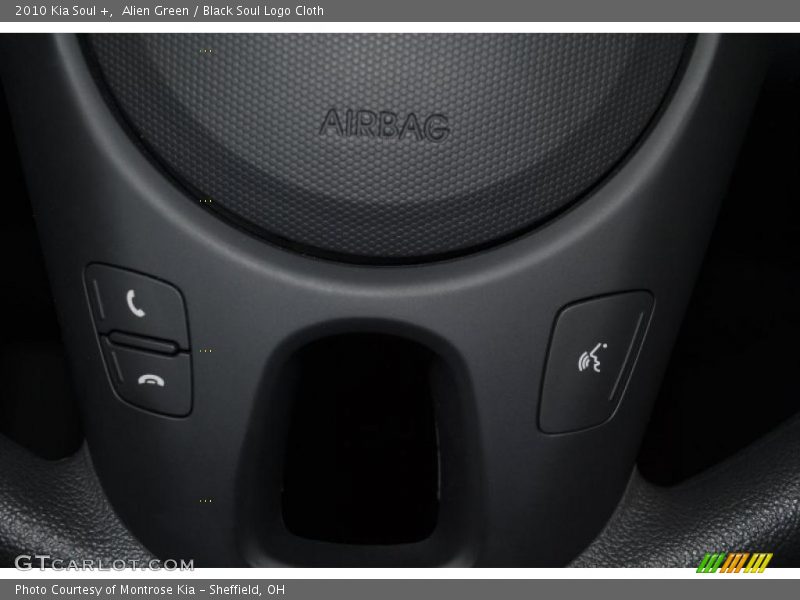 Alien Green / Black Soul Logo Cloth 2010 Kia Soul +