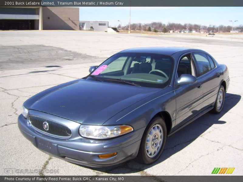 Titanium Blue Metallic / Medium Gray 2001 Buick LeSabre Limited