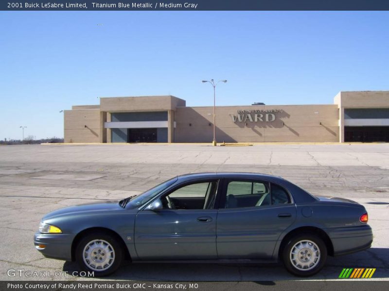 Titanium Blue Metallic / Medium Gray 2001 Buick LeSabre Limited