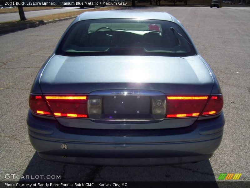 Titanium Blue Metallic / Medium Gray 2001 Buick LeSabre Limited