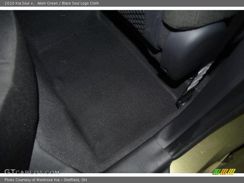 Alien Green / Black Soul Logo Cloth 2010 Kia Soul +