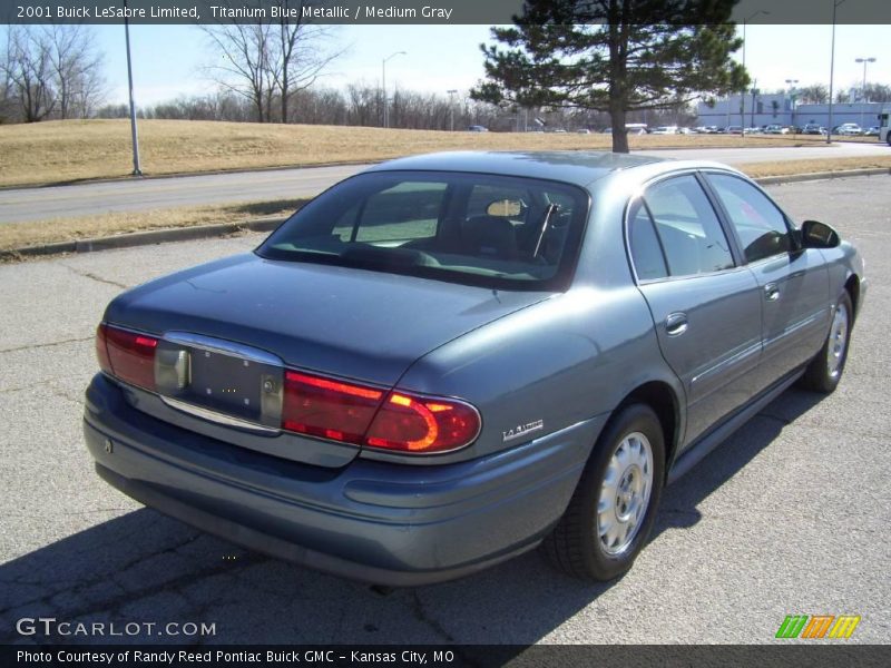 Titanium Blue Metallic / Medium Gray 2001 Buick LeSabre Limited