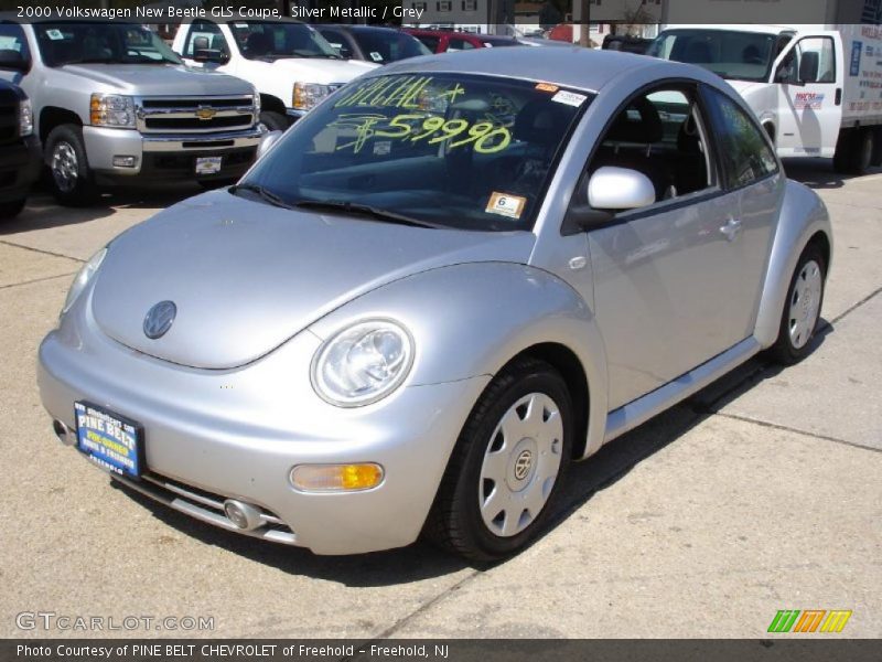 Silver Metallic / Grey 2000 Volkswagen New Beetle GLS Coupe