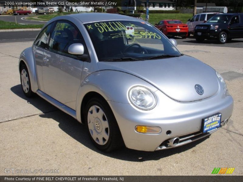 Silver Metallic / Grey 2000 Volkswagen New Beetle GLS Coupe