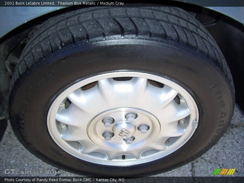 Titanium Blue Metallic / Medium Gray 2001 Buick LeSabre Limited