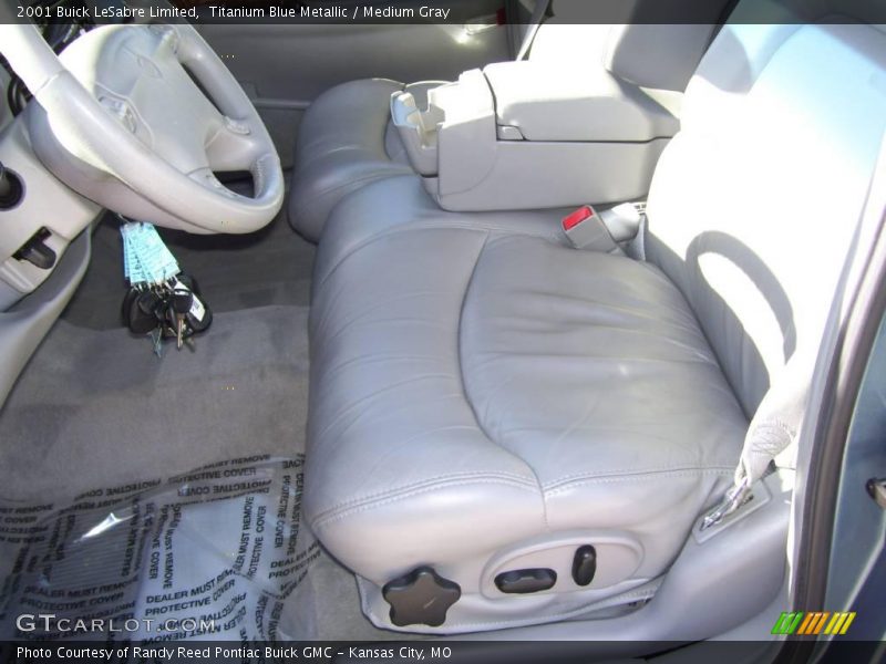 Titanium Blue Metallic / Medium Gray 2001 Buick LeSabre Limited