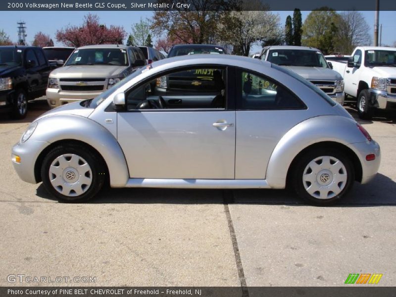 Silver Metallic / Grey 2000 Volkswagen New Beetle GLS Coupe
