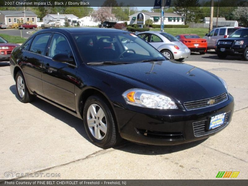 Black / Ebony Black 2007 Chevrolet Impala LS