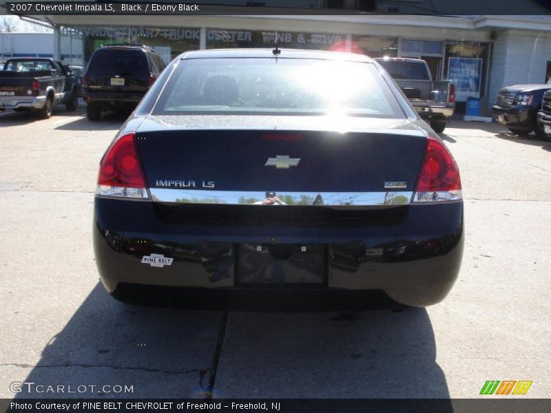 Black / Ebony Black 2007 Chevrolet Impala LS