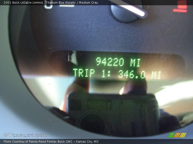 Titanium Blue Metallic / Medium Gray 2001 Buick LeSabre Limited