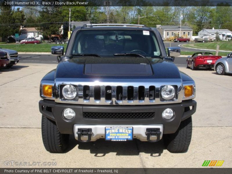 Black / Ebony Black/Pewter 2008 Hummer H3 X