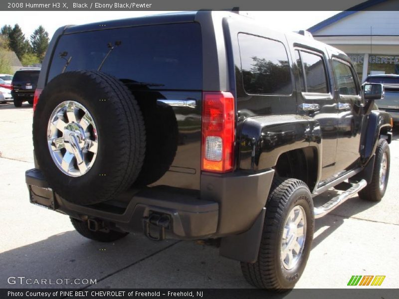 Black / Ebony Black/Pewter 2008 Hummer H3 X