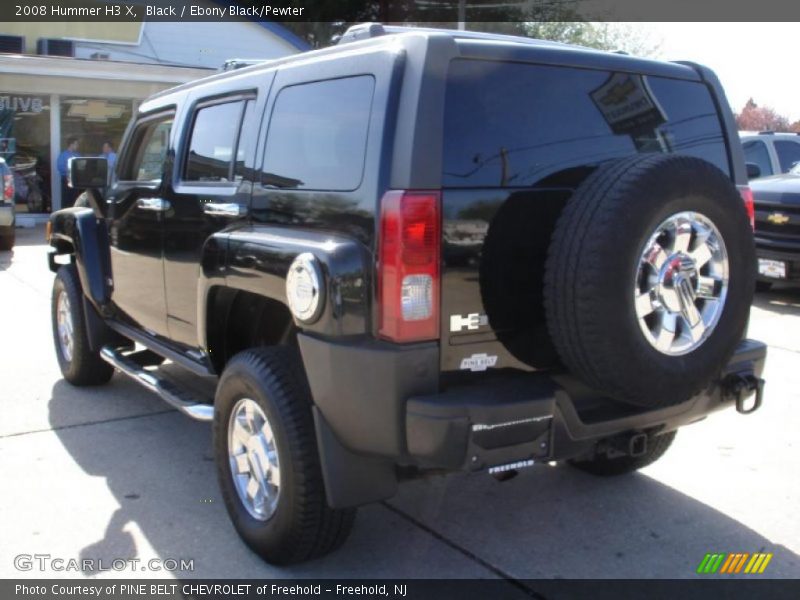 Black / Ebony Black/Pewter 2008 Hummer H3 X