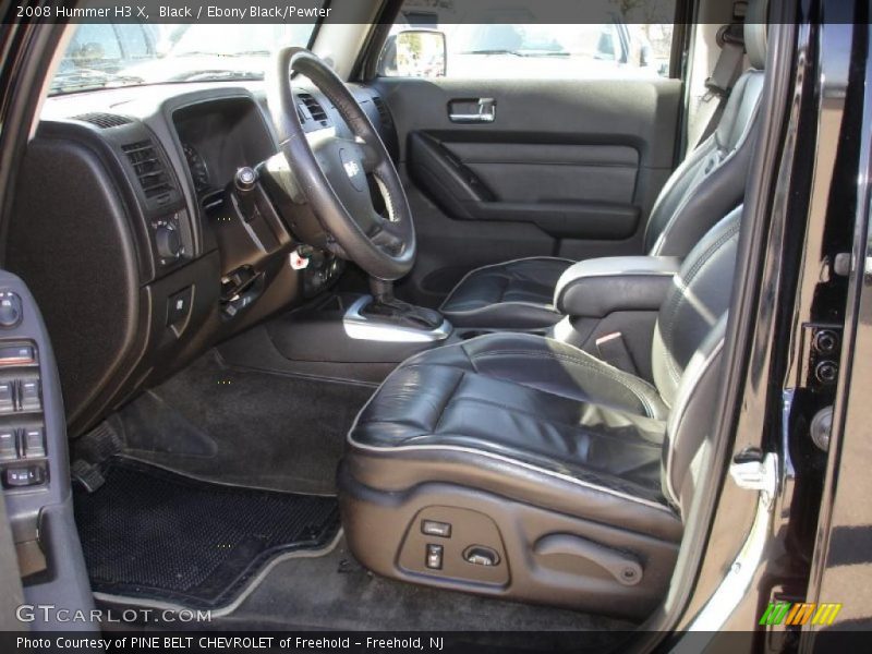 Black / Ebony Black/Pewter 2008 Hummer H3 X