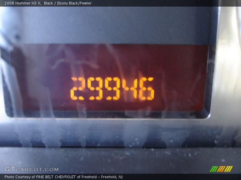 Black / Ebony Black/Pewter 2008 Hummer H3 X