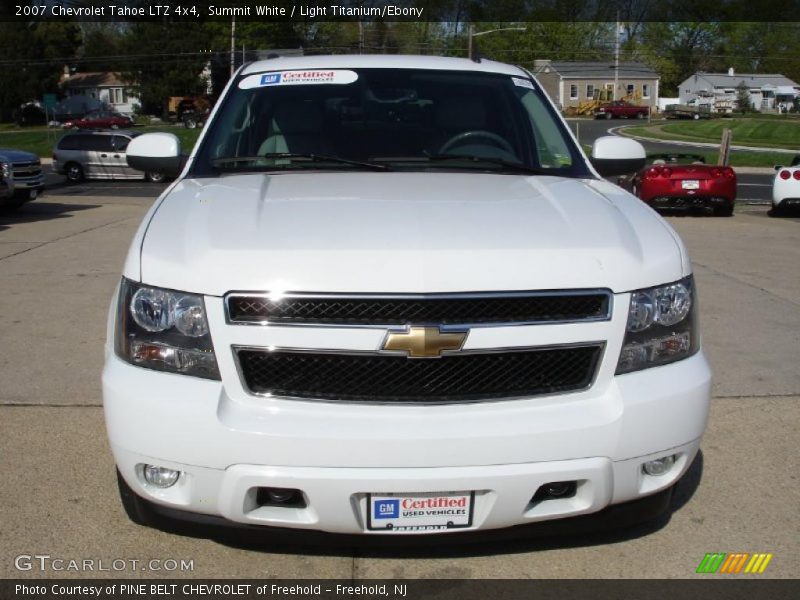 Summit White / Light Titanium/Ebony 2007 Chevrolet Tahoe LTZ 4x4