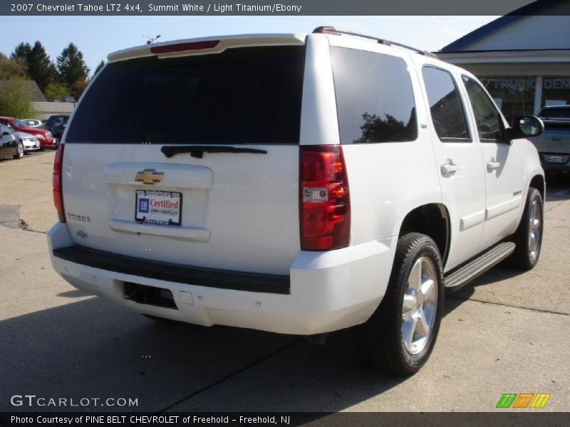 Summit White / Light Titanium/Ebony 2007 Chevrolet Tahoe LTZ 4x4