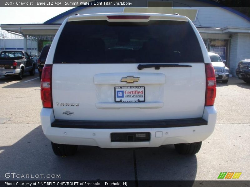 Summit White / Light Titanium/Ebony 2007 Chevrolet Tahoe LTZ 4x4