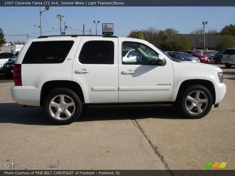 Summit White / Light Titanium/Ebony 2007 Chevrolet Tahoe LTZ 4x4