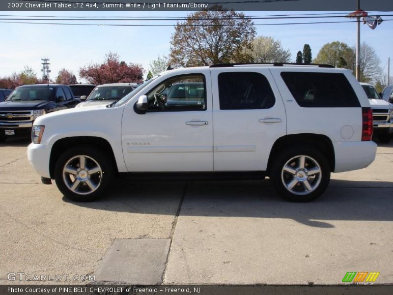 Summit White / Light Titanium/Ebony 2007 Chevrolet Tahoe LTZ 4x4