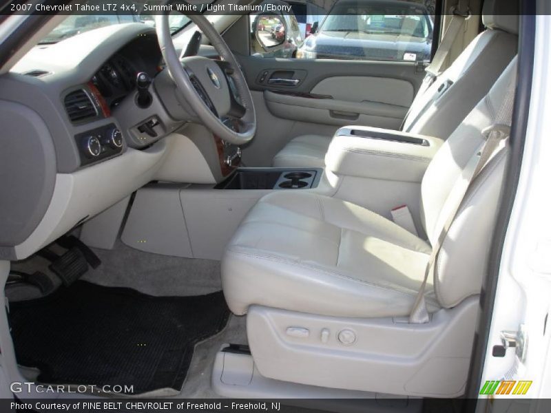 Summit White / Light Titanium/Ebony 2007 Chevrolet Tahoe LTZ 4x4