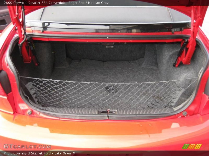Bright Red / Medium Gray 2000 Chevrolet Cavalier Z24 Convertible