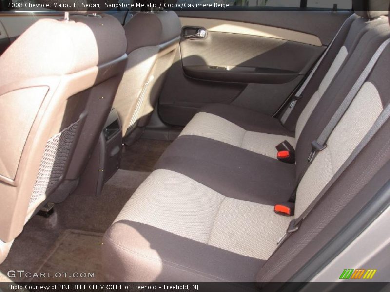 Sandstone Metallic / Cocoa/Cashmere Beige 2008 Chevrolet Malibu LT Sedan