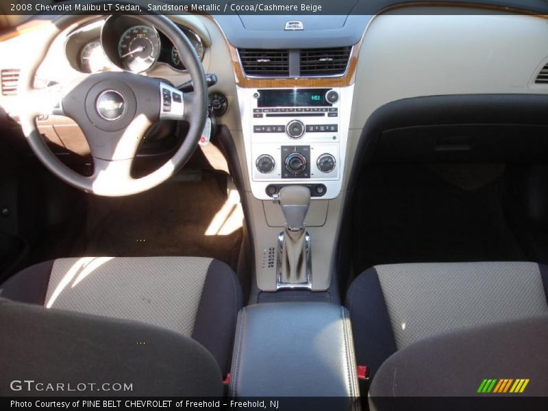 Sandstone Metallic / Cocoa/Cashmere Beige 2008 Chevrolet Malibu LT Sedan